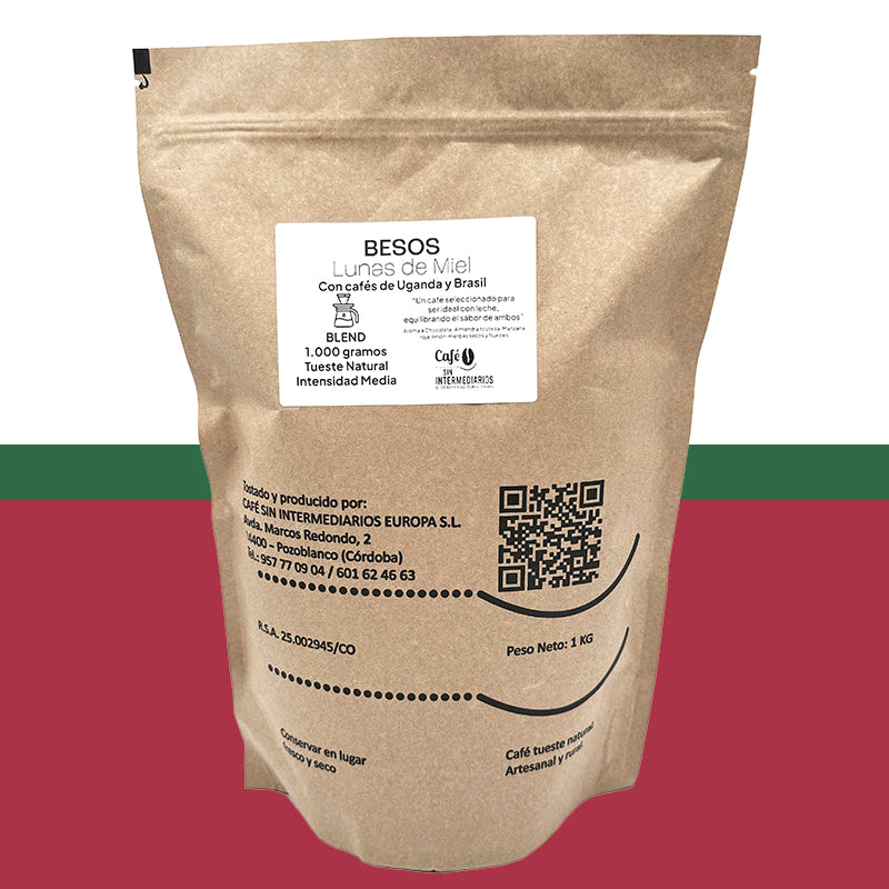 Cafe Sin Intermediarios - Besos 1kg - Tostado Semanal|para Filtro|ideal Café Con Leche_2