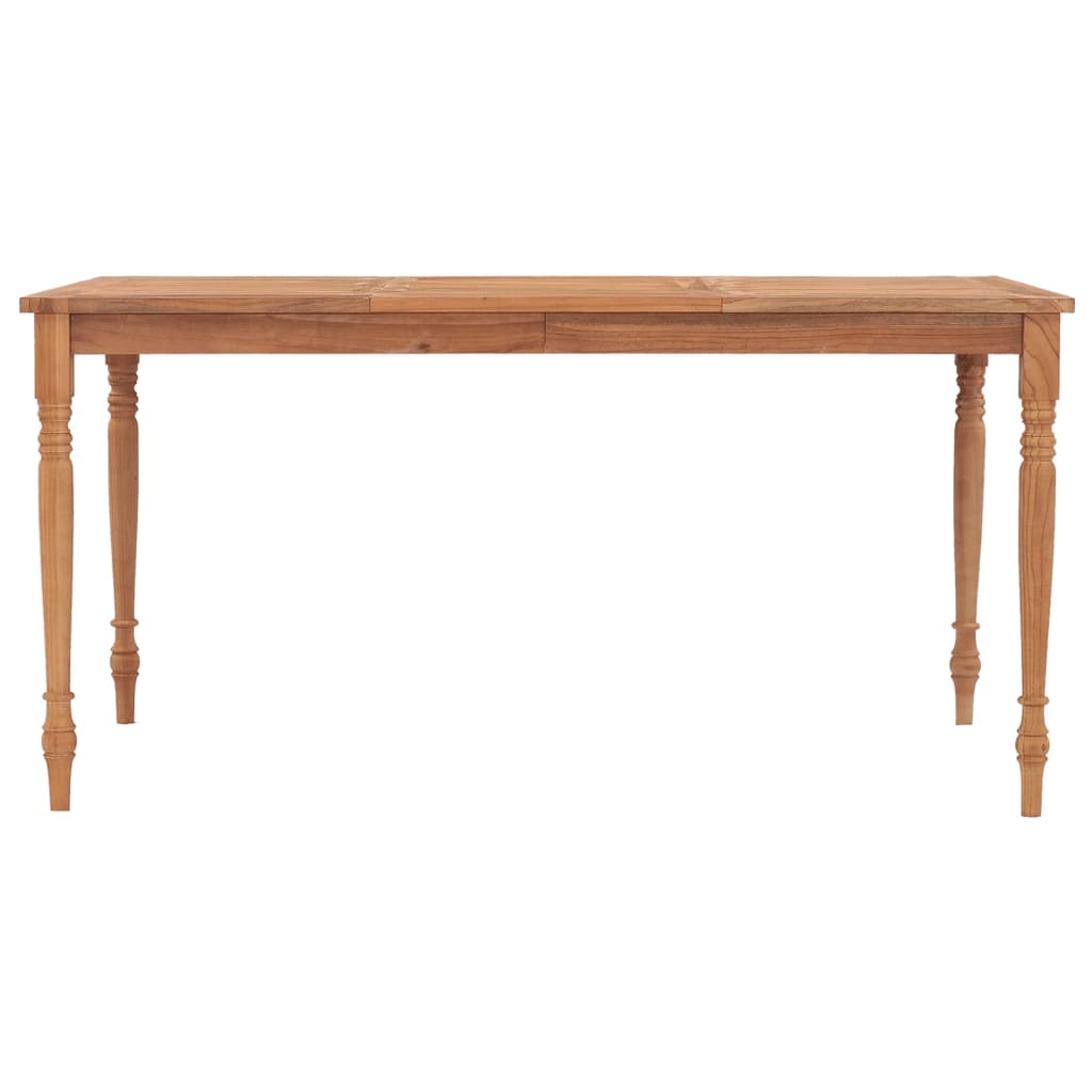 Mesa Batavia De Madera Maciza De Teca 150x90x75 Cm_0