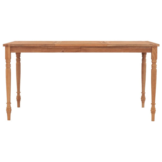 Mesa Batavia De Madera Maciza De Teca 150x90x75 Cm_0