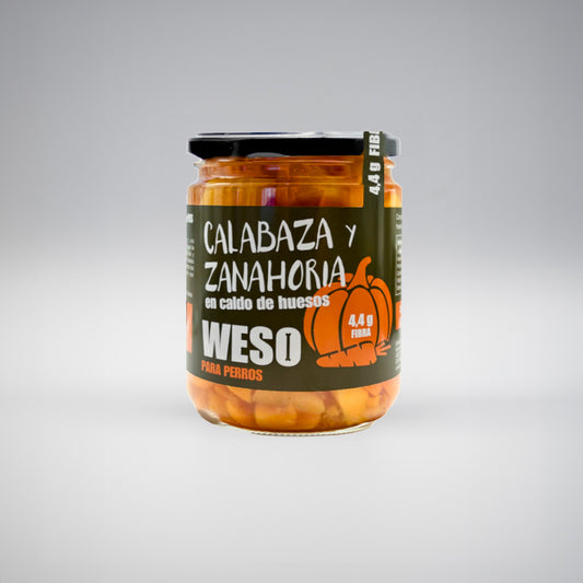 Caldo De Huesos De Ternera Con Calabaza Y Zanahoria - Suplemento De Fibra_0