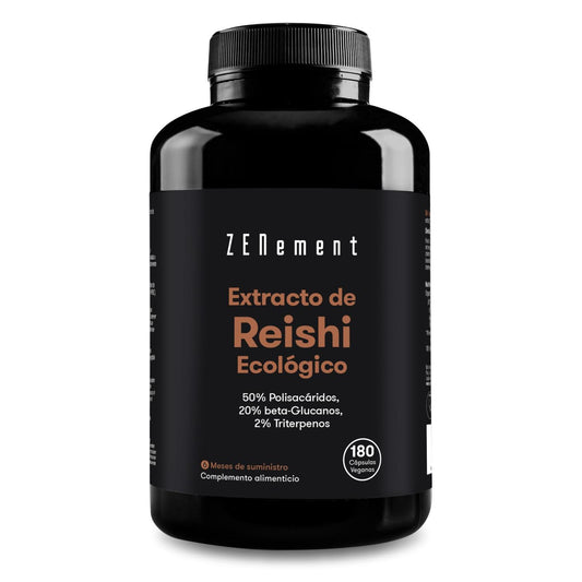 Extrato de Reishi Biológico 12000 mg Zenement, 180 comprimidos