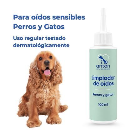 Limpiador natural para la higiene de oídos de perros y gatos – 100 ml_4
