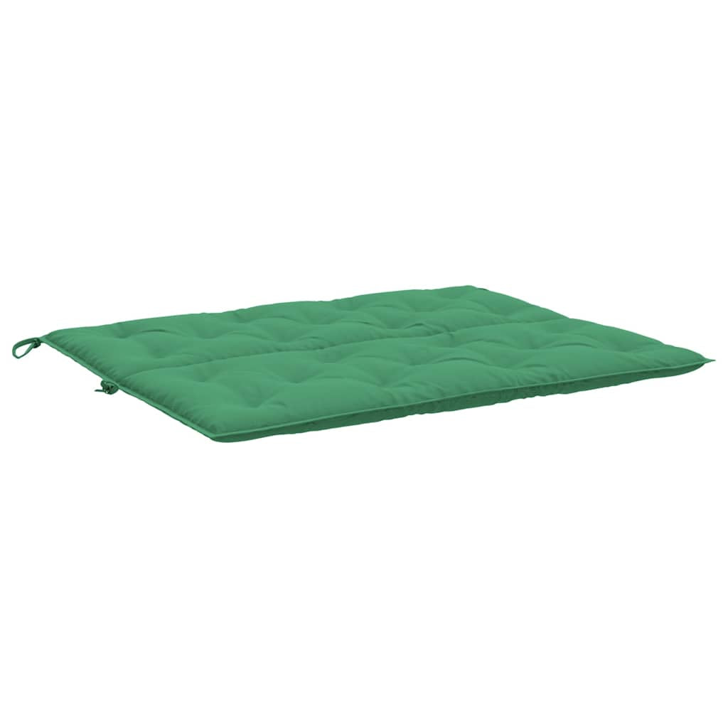 Vidaxl Cojín De Banco De Jardín Tela Oxford Verde 120x(50+50)x7 Cm_4