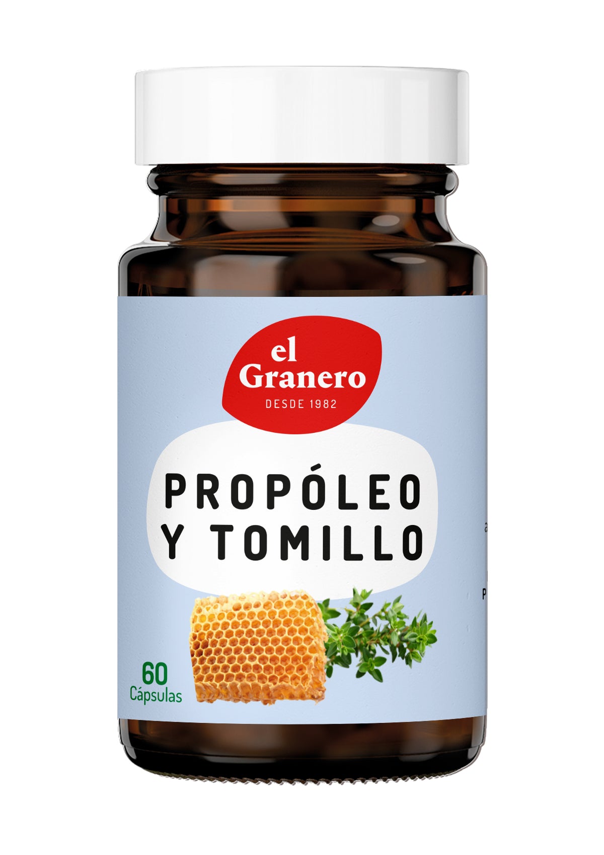 Propoleo + Tomillo El Granero 60 Cap 460 Mg 