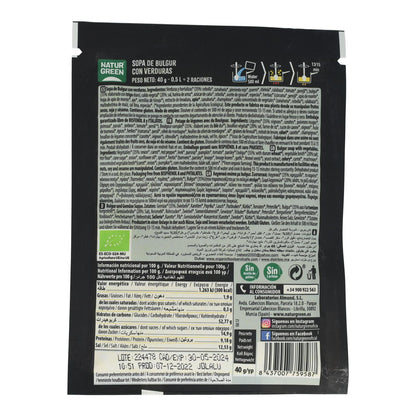 Sopa de Bulgur e Legumes Naturgreen 40g
