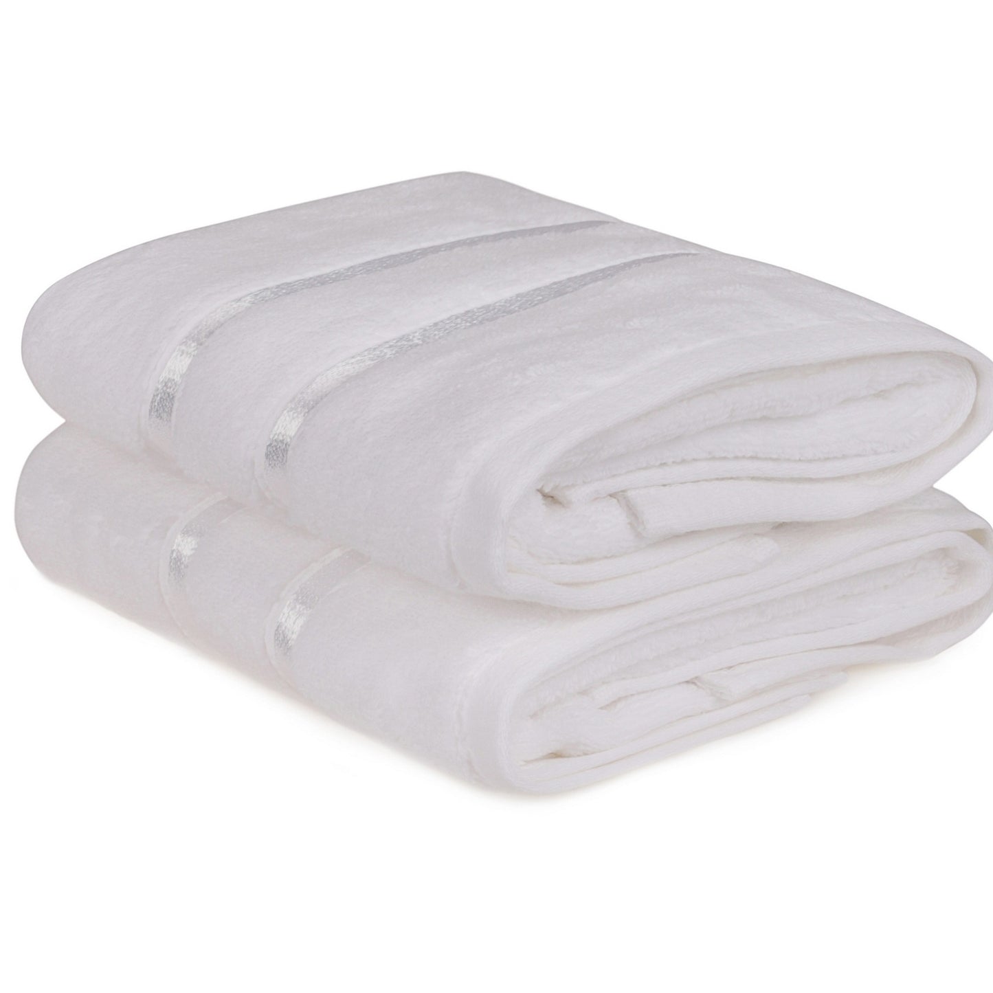 Juego De Toallas De Mano (2 Piezas) Blanco