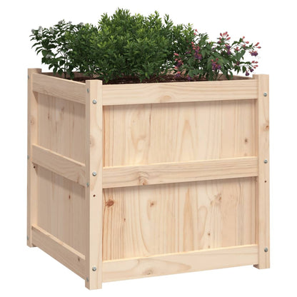 Jardinera De Madera Maciza De Pino 60x60x60 Cm_3