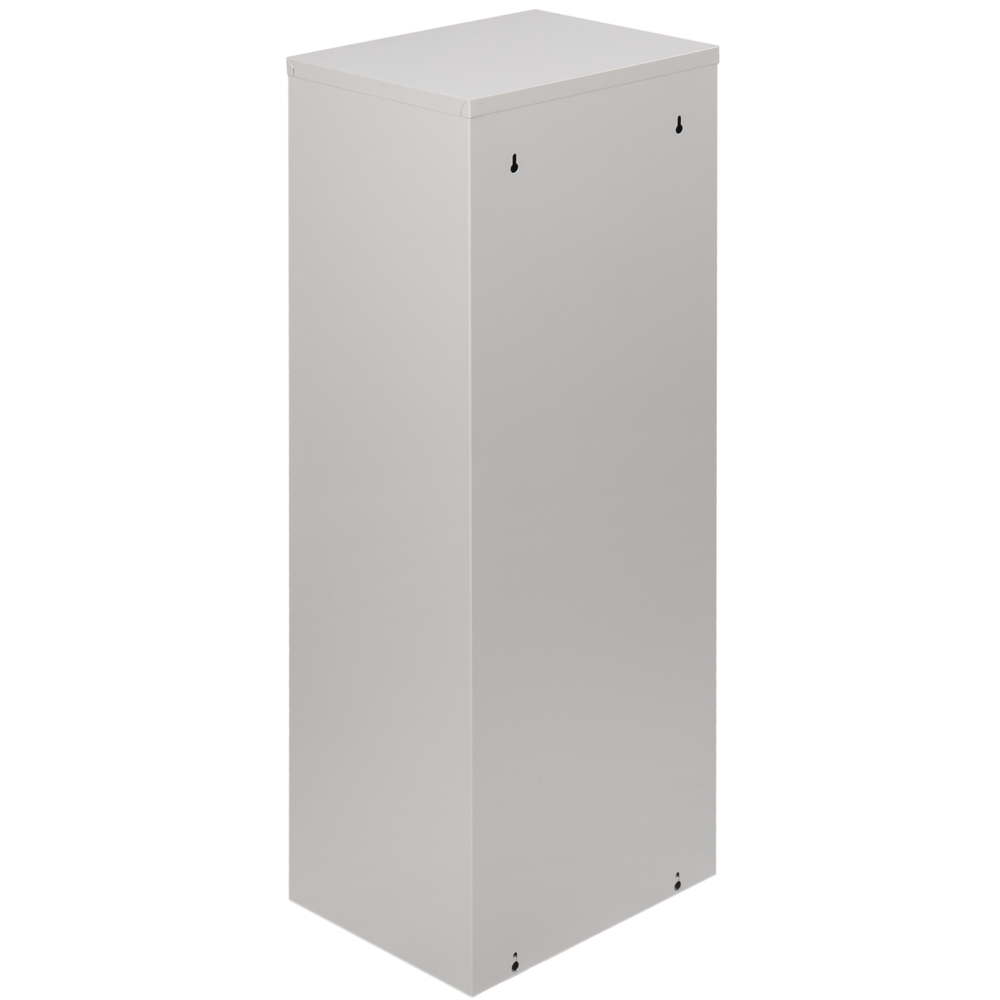 Cubo De Basura Metálico Con 2 Compartimentos Gris Claro Para Reciclaje_2