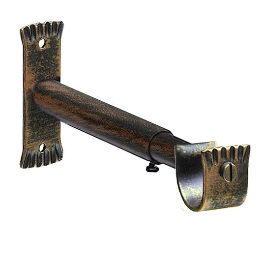 Soporte Forja Extensible 20 Mm. Negro / Dorado