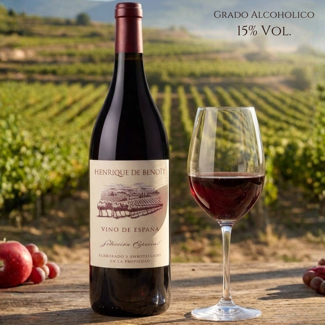 Vino Tinto Reserva 2020 Pack 3 Botellas 750 Ml | Tempranillo 45% Syrah 45%, Graciano 10% | 12 Meses Barrica + 5 Años_3