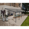 Pérgola anexa Feria 300x1035 cm cinzento 