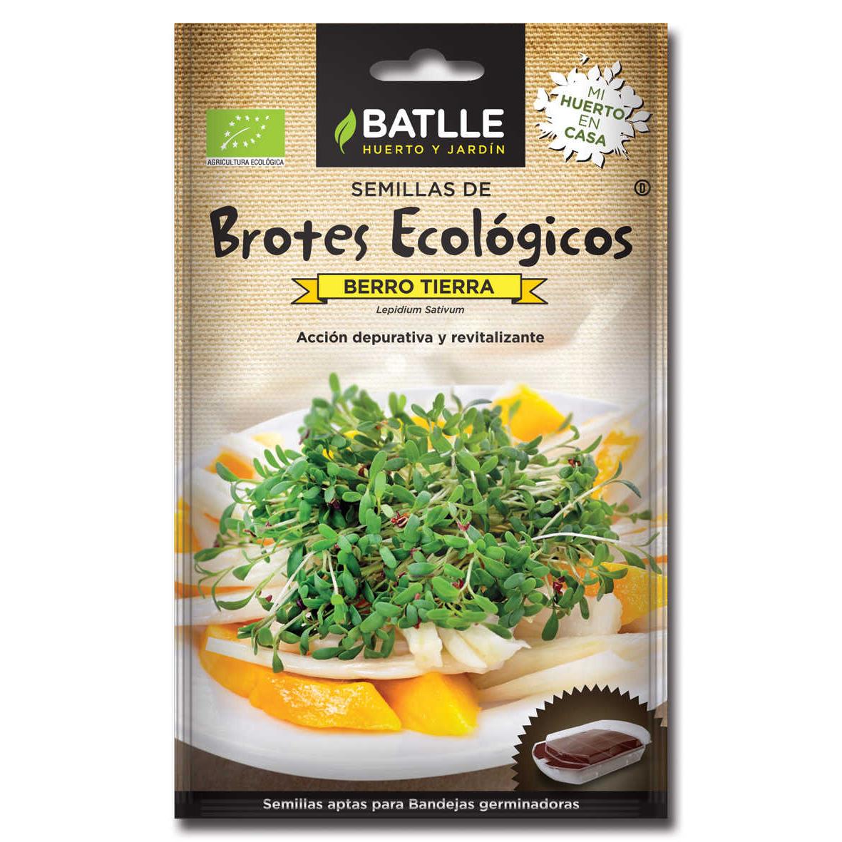 Sementes de Rebento de Agrião Biológico Tierra Batlle