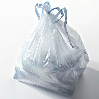 80% Reciclado 4 Rollos De 10 Bolsas De Basura  50l Con Autocierre