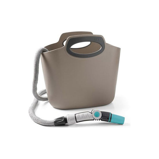 Kit manguera Gris extensible en bolsa de plástico AQUAPOP 30 m