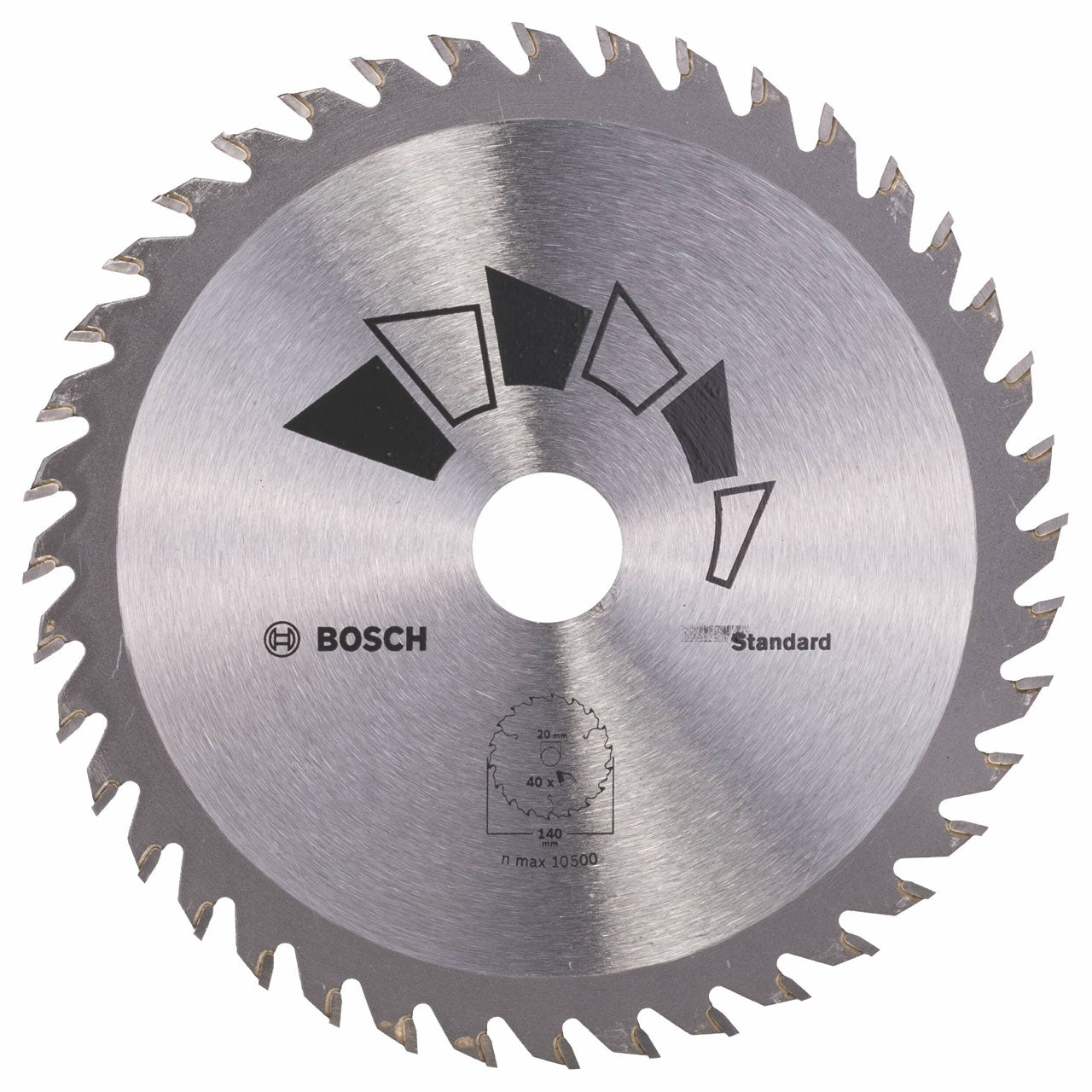Lâmina de serra circular padrão Bosch 140 x 20/12,7 mm 40 dentes