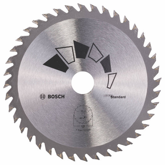 Lâmina de serra circular padrão Bosch 140 x 20/12,7 mm 40 dentes