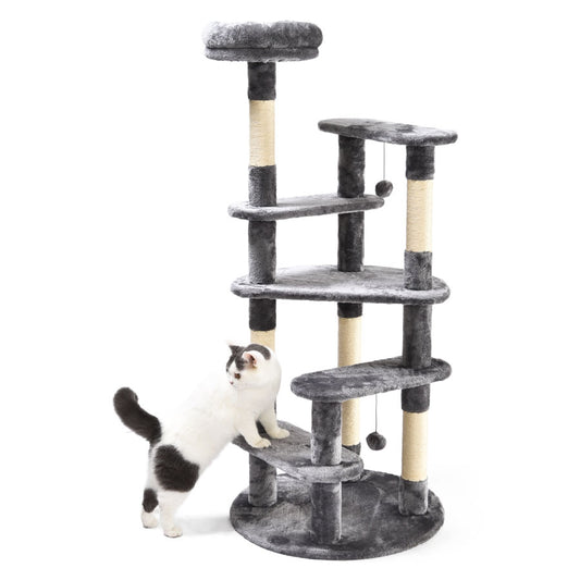 Wuapu Rascador Gato Seven Gris_0