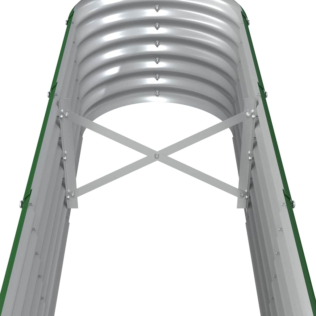 Jardinera Arriate Acero Galvanizado Verde 260x40x36 Cm_4