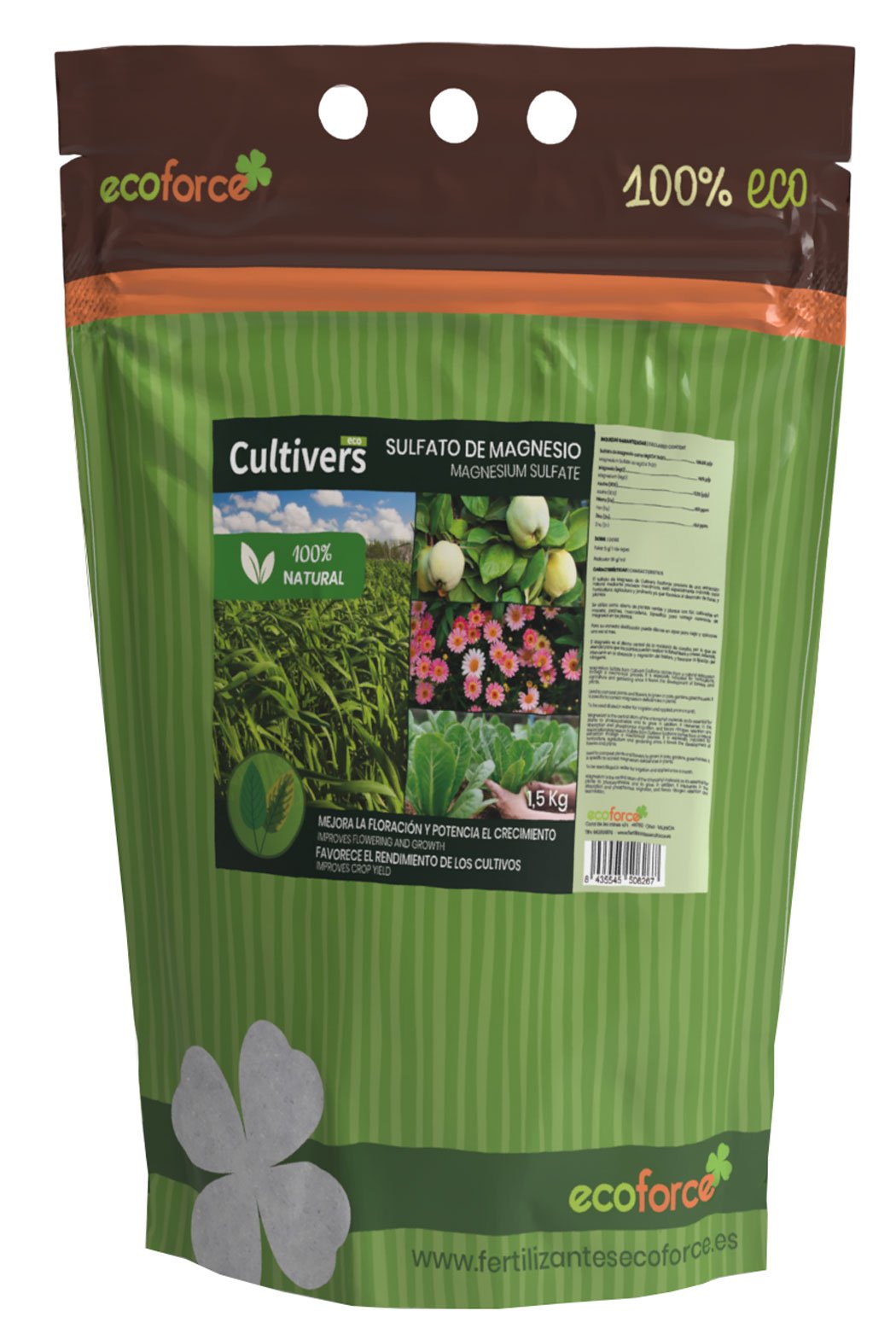 Sulfato De Magnesio Cultivers 2,5 Kg_0