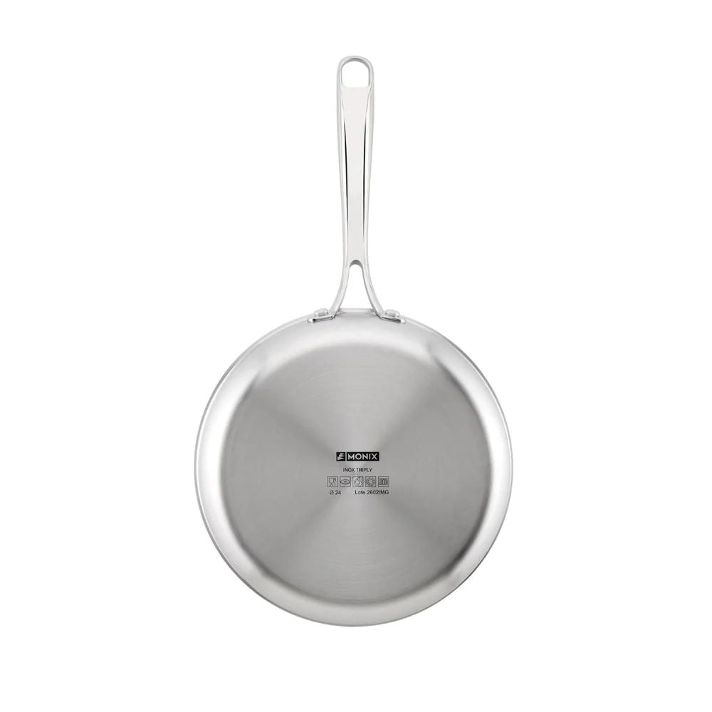 Sartén 28CM PlanetInox Acero Inoxidable Tri-ply 3 Capas Monix