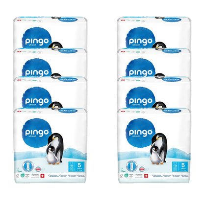 Pack Poupança Fraldas T5 (12-25kg) Pingo 288 Unidades