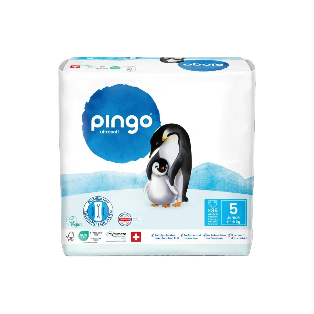 Pack Poupança Fraldas T5 (12-25kg) Pingo 288 Unidades