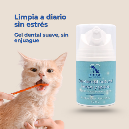 Gel dental natural para perros y gatos – Limpieza dental 50 ml