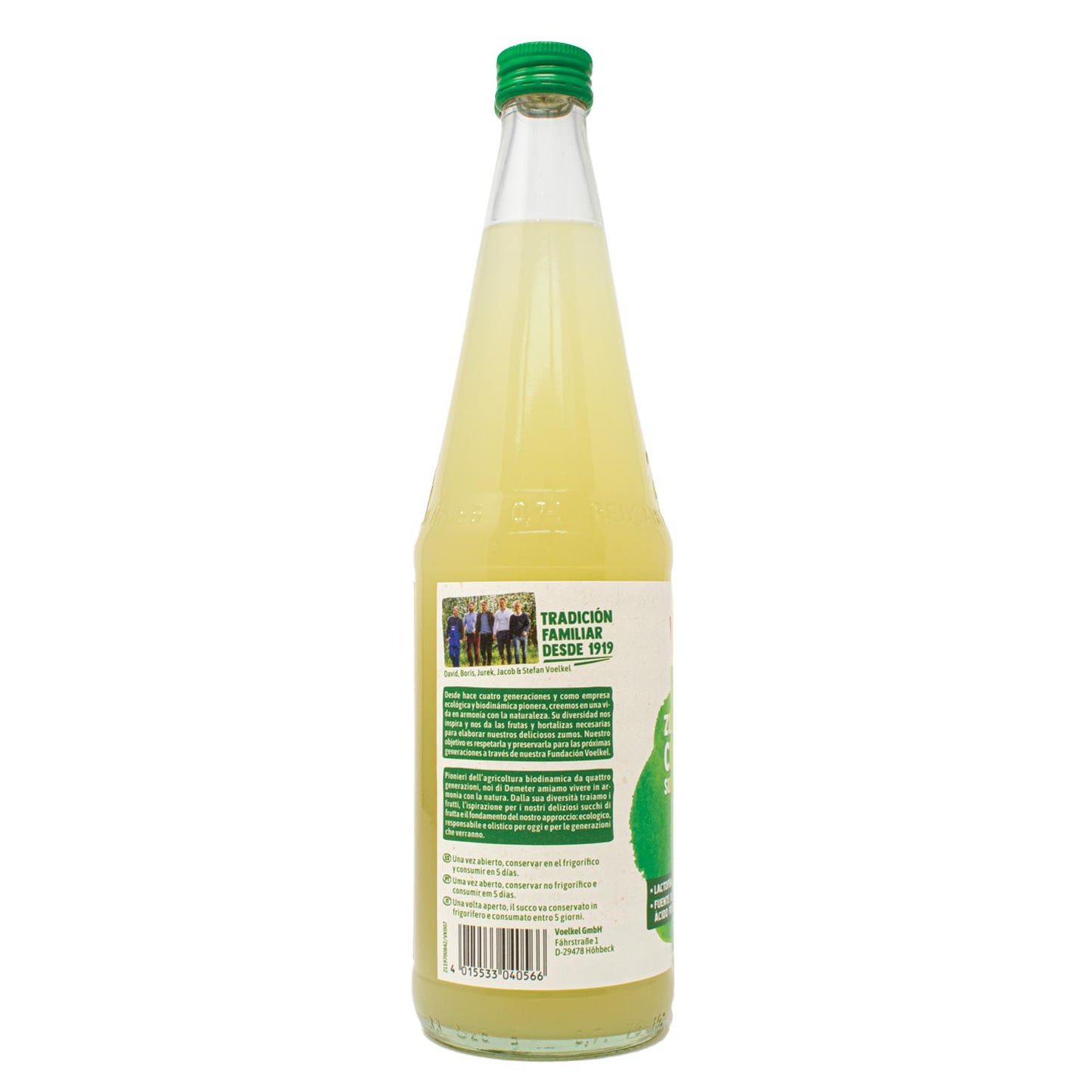 Sumo de chucrute lactofermentado Voelkel 700ml