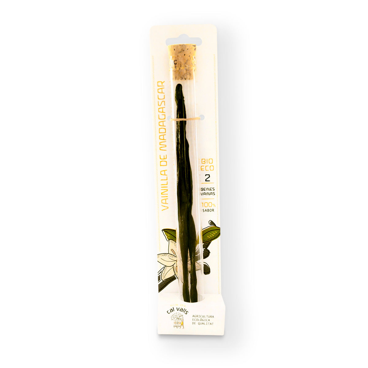 Vainilla Bourbon Vaina ECO 2 unidades Cal Valls 40 g