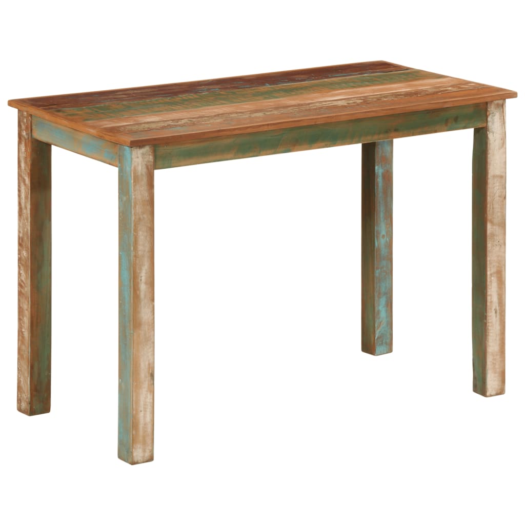 Mesa De Comedor Madera Maciza Reciclada 110x55x76 Cm_2