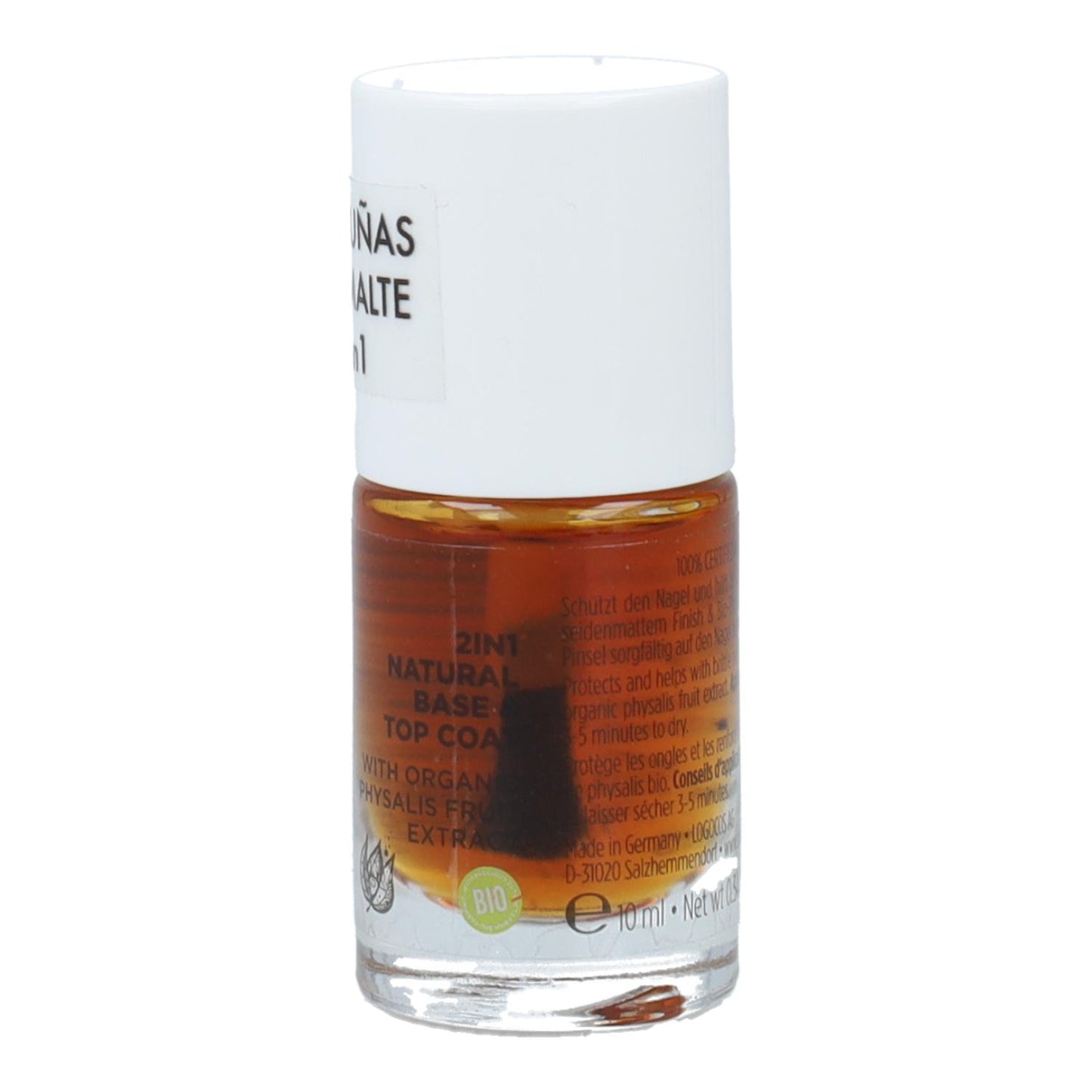 Base e esmalte natural 2 em 1 Sante 15 ml