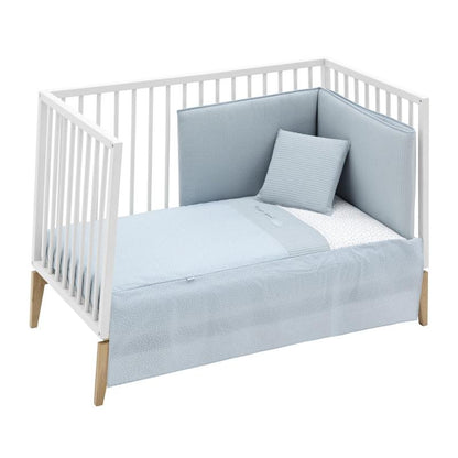 Conjunto de edredão de 2 peças IV Berço 70 Forest 70x140x3 cm Cambrass Forest Blue