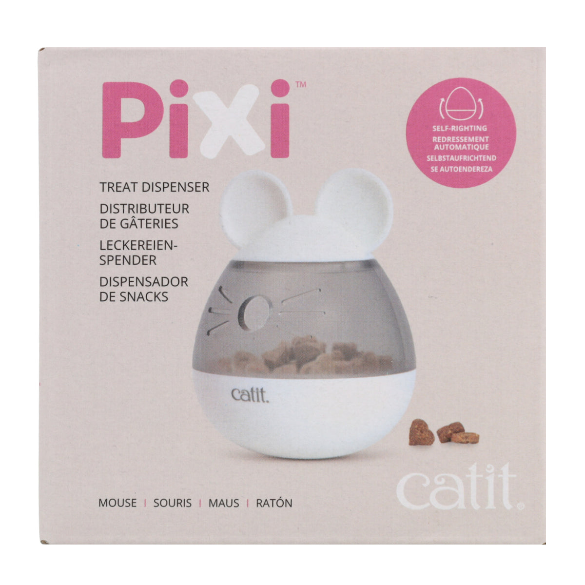 Dispensador de snacks para gatos PIXI Ratón Catit