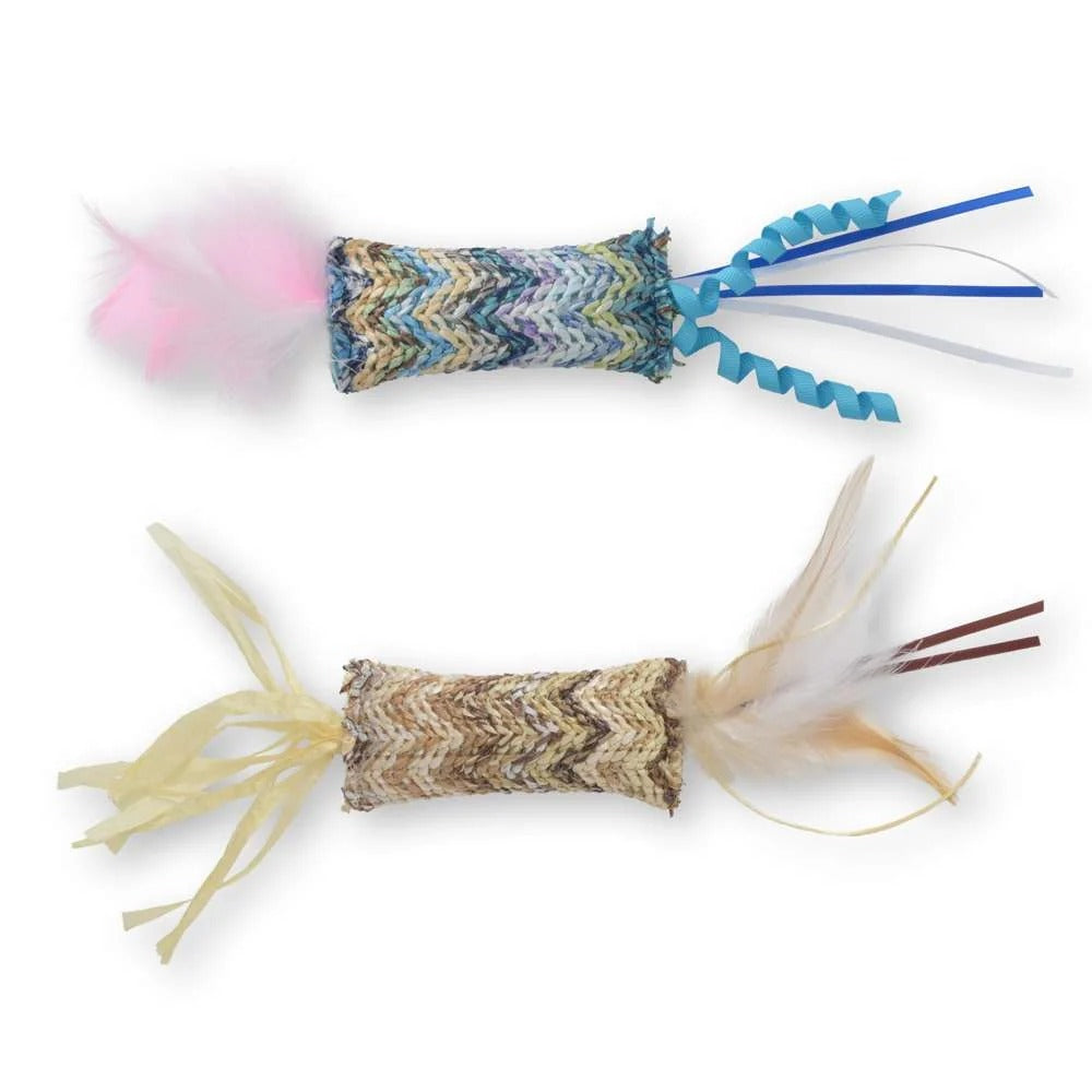 Juguete para gatos plumas naturales 2 uds Catit