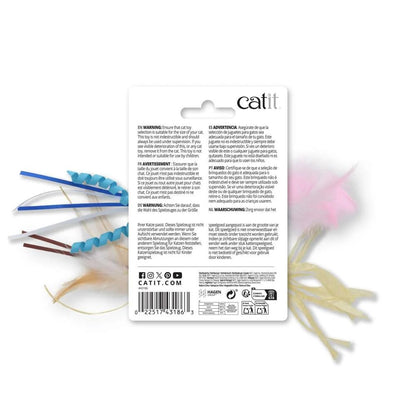 Juguete para gatos plumas naturales 2 uds Catit