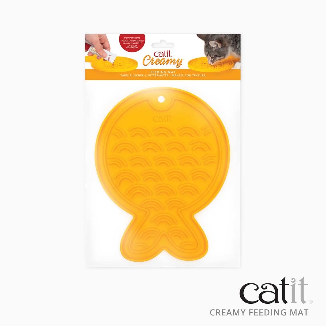 Alfombrilla para lamer con forma de pez Catit