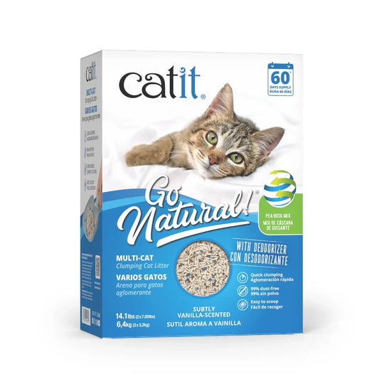 Arena Guisante Mix aroma Vainilla Go Natural! 6,4 kg Catit
