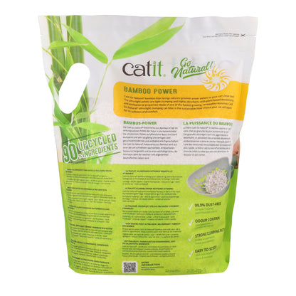 Arena ultraligera de Bambú aroma Vainilla Go Natural! 1,4 kg Catit