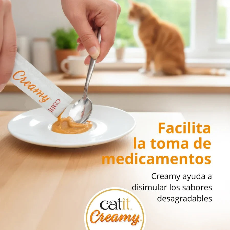 Snack líquido para gatos Creamy surtido en bote 80 x 10 g Catit