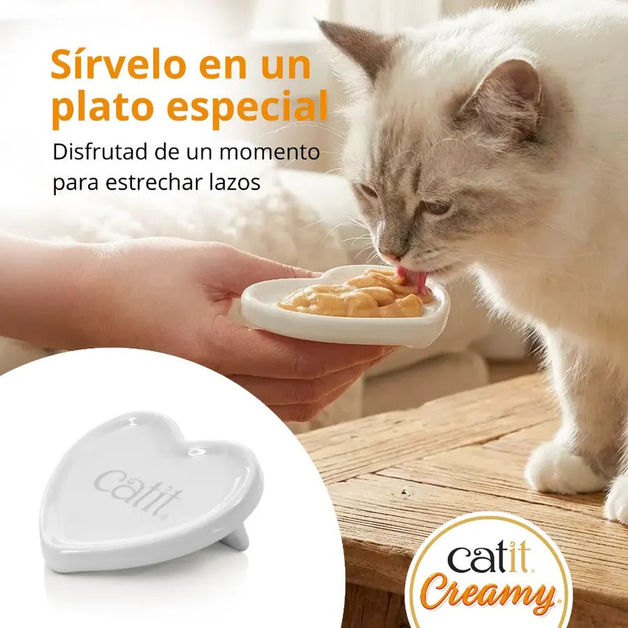 Snack líquido para gatos sabor atún Creamy 15 x 10 g Catit