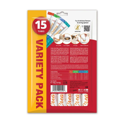 Snack líquido para gatos Creamy Multi Pack 15 x 10 g Catit