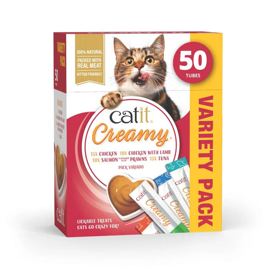 Snack líquido para gatos Creamy Multi Pack 50 x 10 g Catit