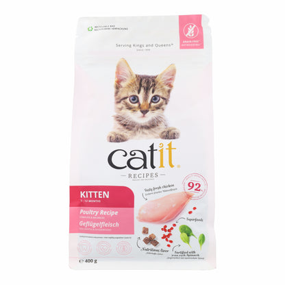 Pienso para gatitos con pollo Recipes Catit 400 g