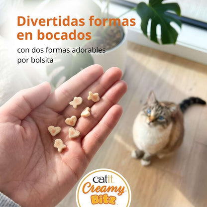 Snack cremoso para gatos Creamy Bitz pack variado 8 x 12 g Catit