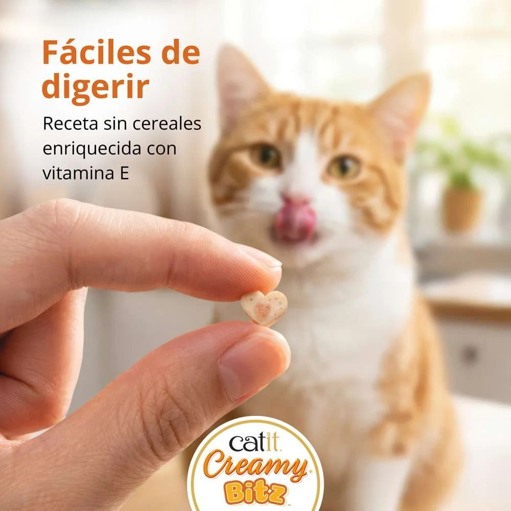 Snack cremoso para gatos Creamy Bitz pack variado 8 x 12 g Catit