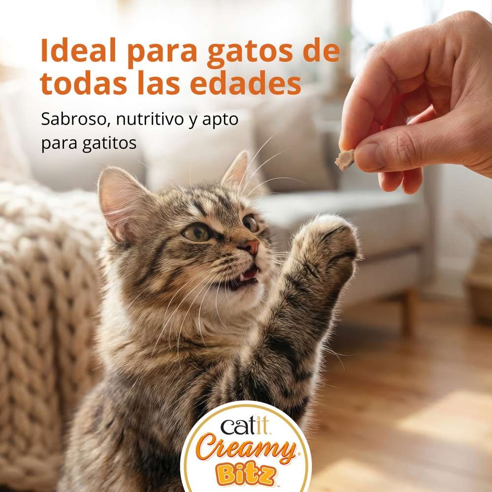 Snack cremoso para gatos Creamy Bitz pack variado 8 x 12 g Catit