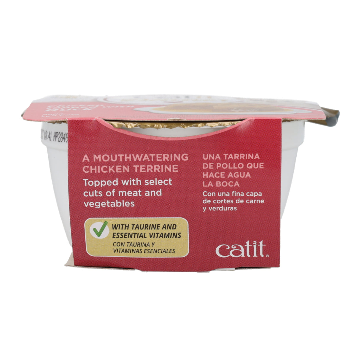 Comida húmeda para gatos Dinner pollo con pato Cuisine 75 g Catit