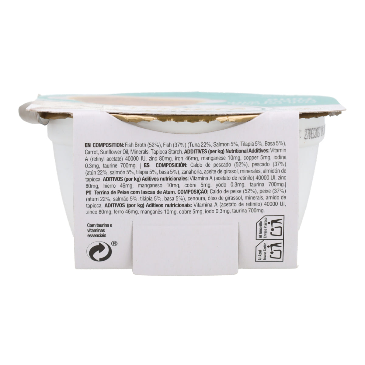 Comida húmeda para gatos Dinner pescado con atún Cuisine 75 g Catit