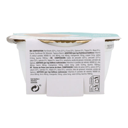Comida húmeda para gatos Dinner pescado con atún Cuisine 75 g Catit