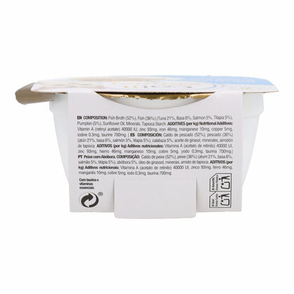 Comida húmeda para gatos Dinner pescado con calabaza Cuisine 75 g Catit
